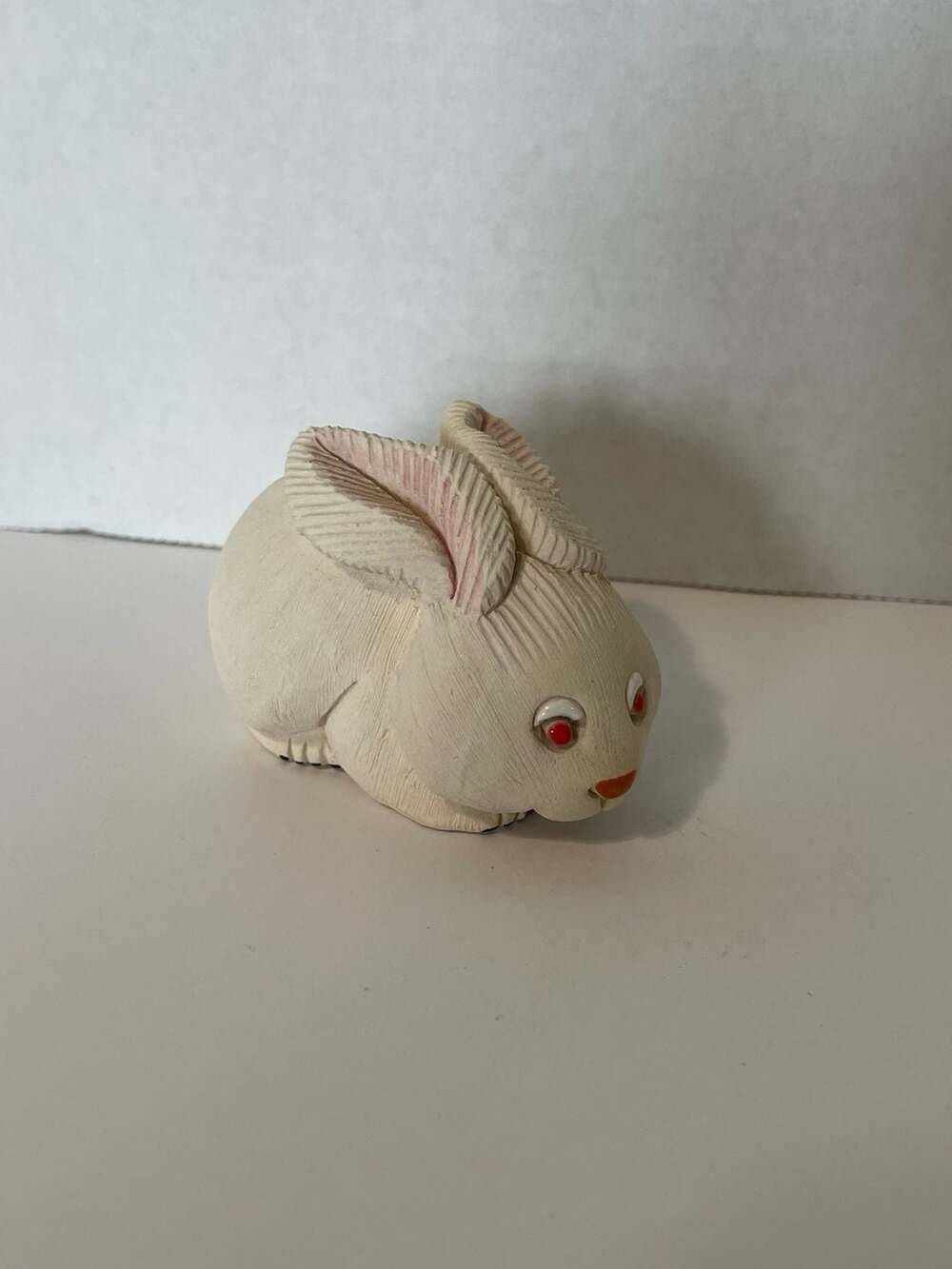 Artesania Rinconada Hand-Made in Uruguay Rabbit Bunny Ceramic Figurine